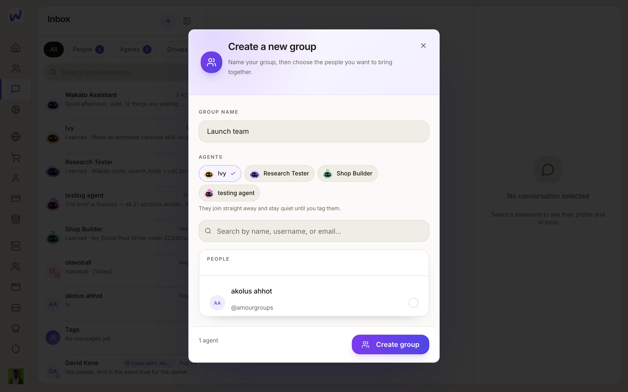 Add people
